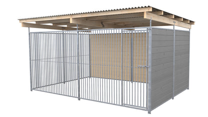 SAUERLAND Hundezwinger 3 x 4 m mit Dach