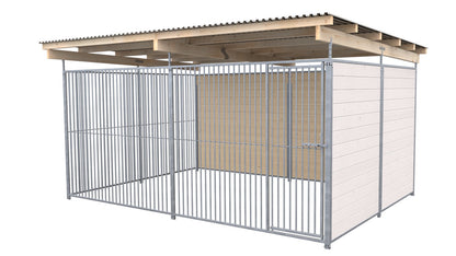 SAUERLAND Hundezwinger 3 x 4 m mit Dach