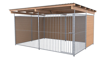 SAUERLAND Hundezwinger 3 x 4 m mit Dach
