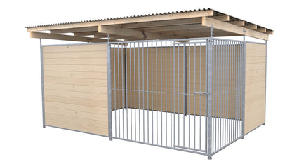 SAUERLAND Hundezwinger 3 x 4 m mit Dach