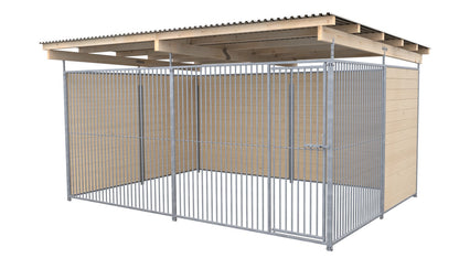 SAUERLAND Hundezwinger 3 x 4 m mit Dach