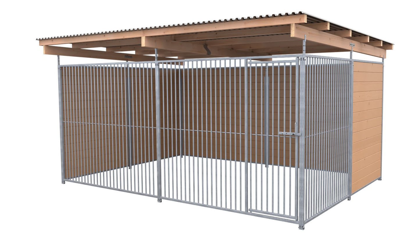 SAUERLAND Hundezwinger 3 x 4 m mit Dach