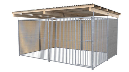 SAUERLAND Hundezwinger 3 x 4 m mit Dach