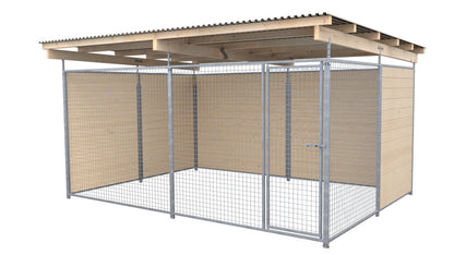 SAUERLAND Hundezwinger 3 x 4 m mit Dach