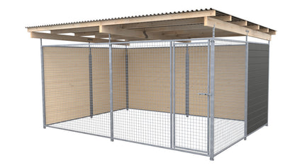 SAUERLAND Hundezwinger 3 x 4 m mit Dach