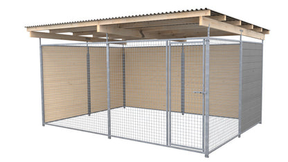 SAUERLAND Hundezwinger 3 x 4 m mit Dach
