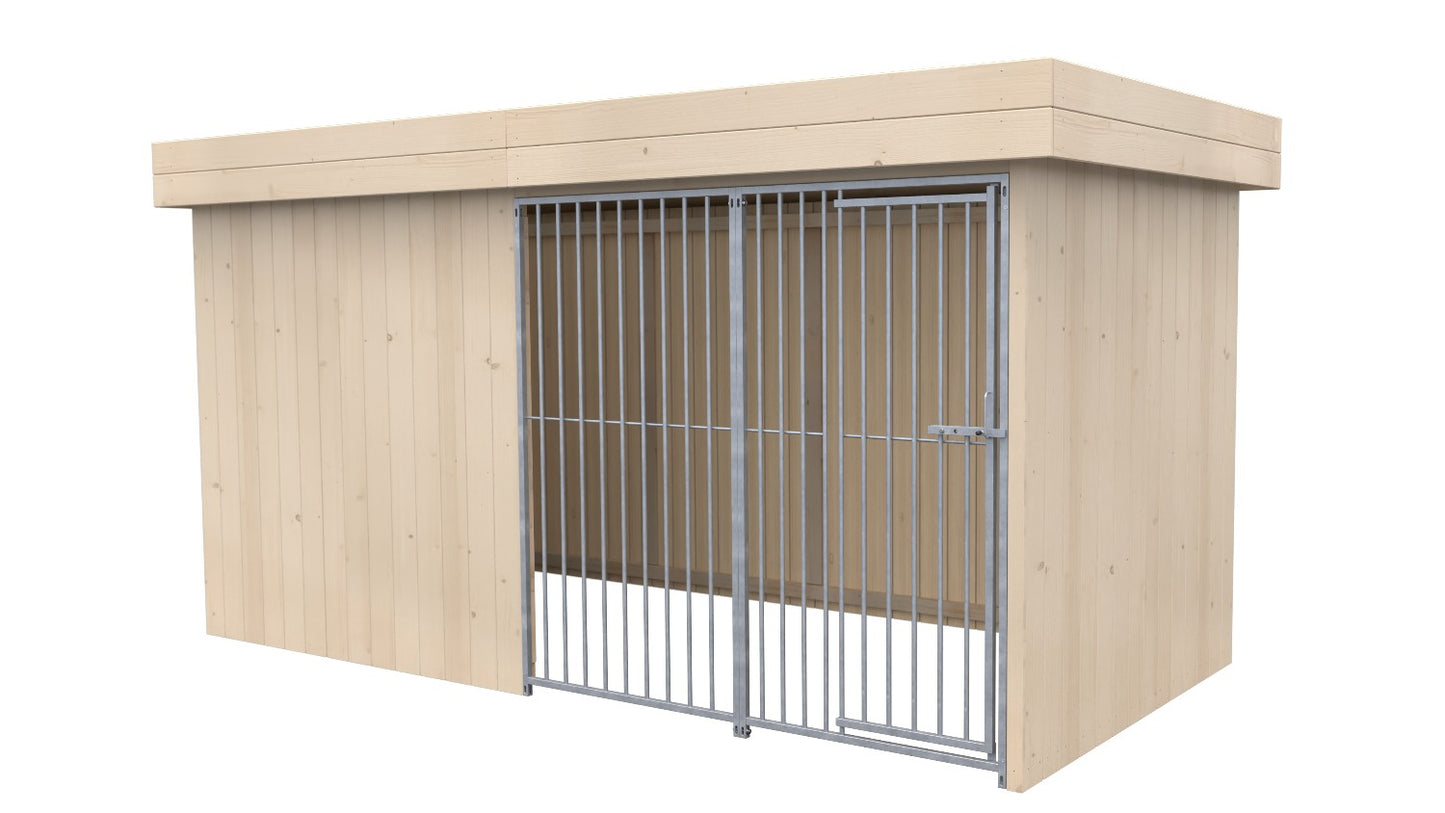 Villa Massivholz-Hundezwinger 2 x 4 m | SAUERLAND