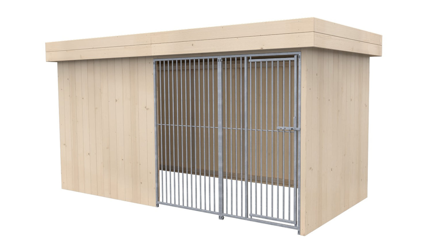 Villa Massivholz-Hundezwinger 2 x 4 m | SAUERLAND