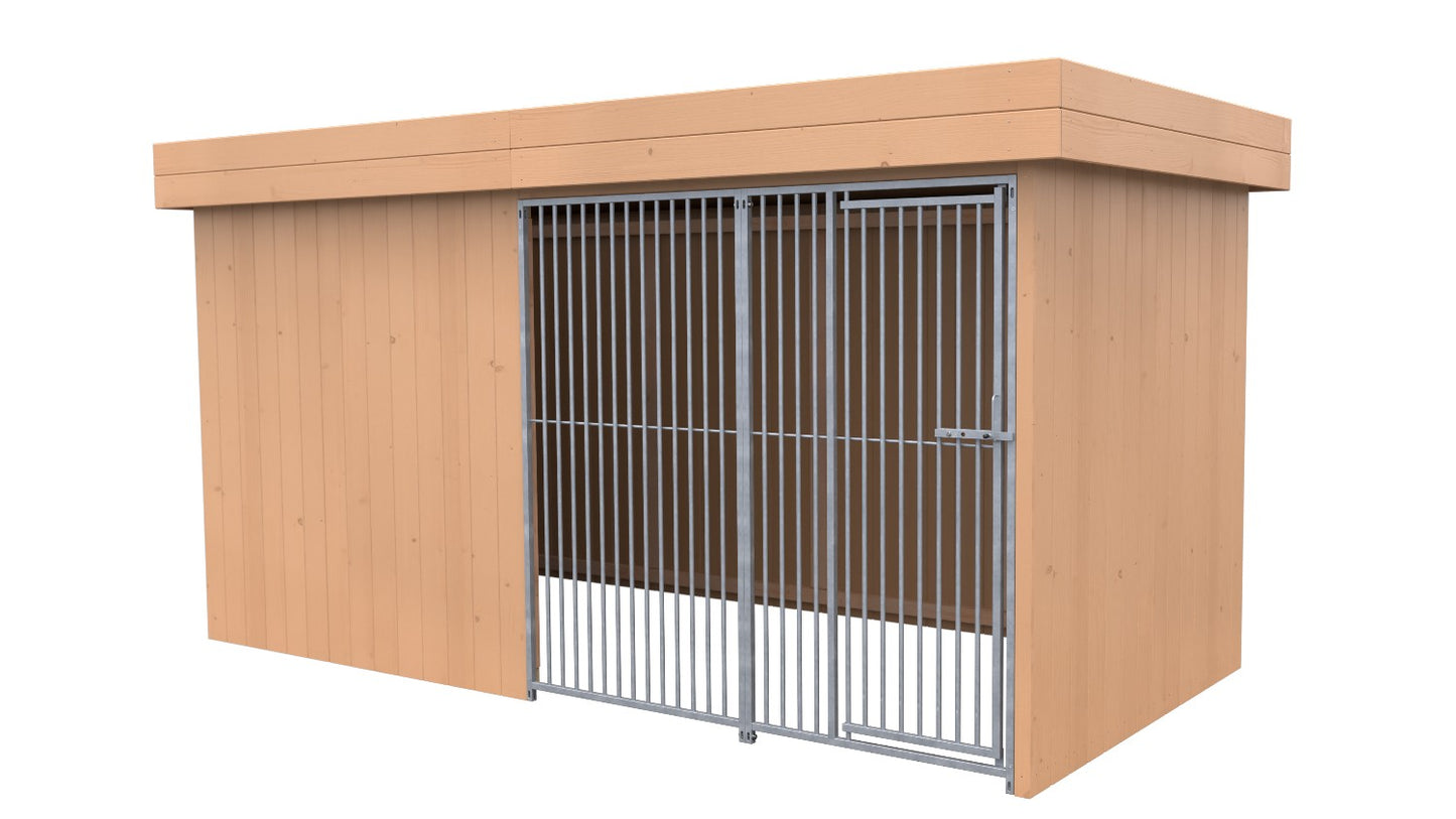 Villa Massivholz-Hundezwinger 2 x 4 m | SAUERLAND