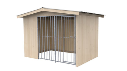 Villa Massivholz-Hundezwinger 2 x 3 m | SAUERLAND