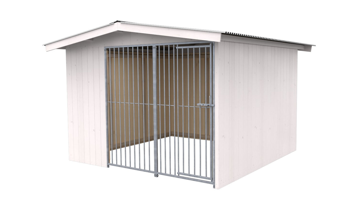Villa Massivholz-Hundezwinger 3 x 3 m | SAUERLAND