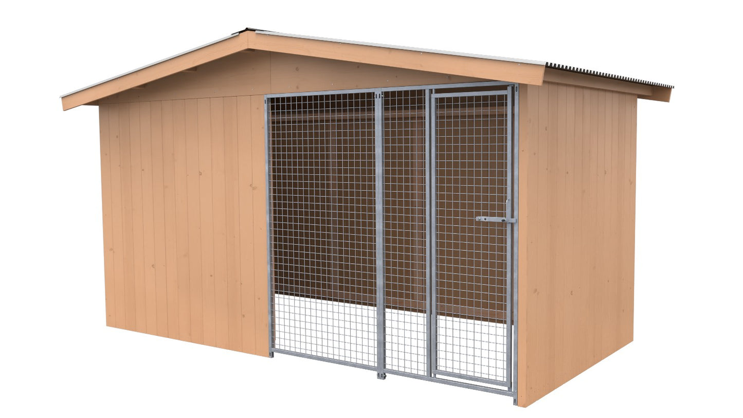 Villa Massivholz-Hundezwinger 2 x 4 m | SAUERLAND