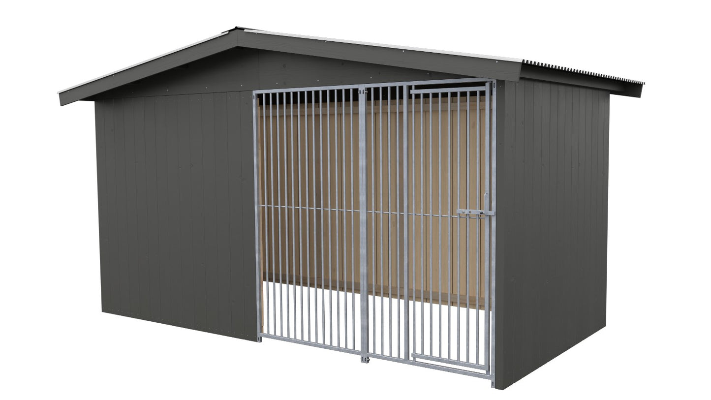 Villa Massivholz-Hundezwinger 2 x 4 m | SAUERLAND
