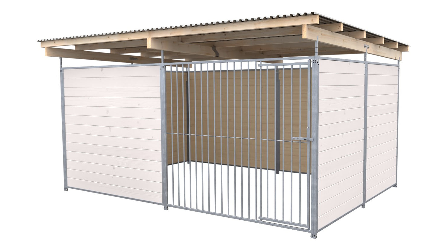 SAUERLAND Hundezwinger 3 x 4 m mit Dach