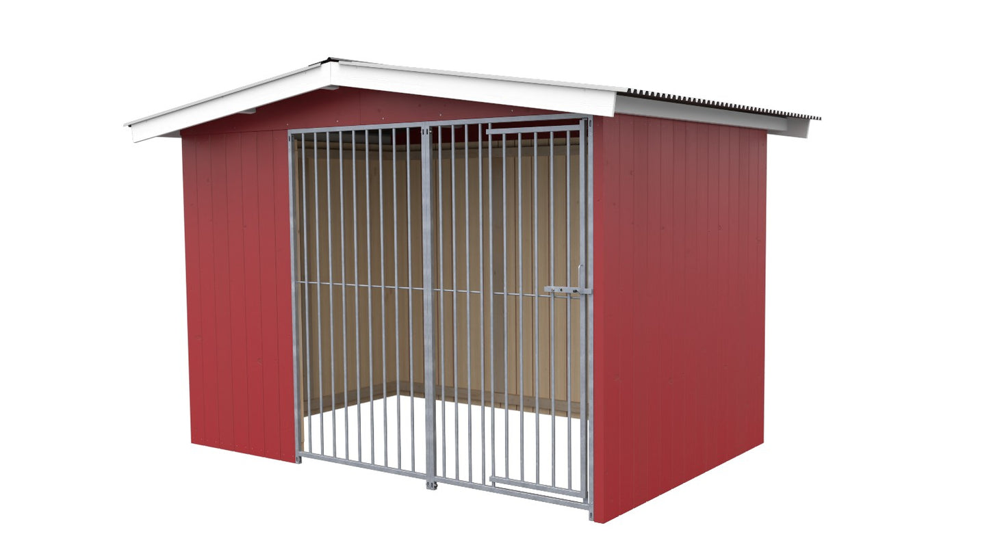 Villa Massivholz-Hundezwinger 2 x 3 m | SAUERLAND