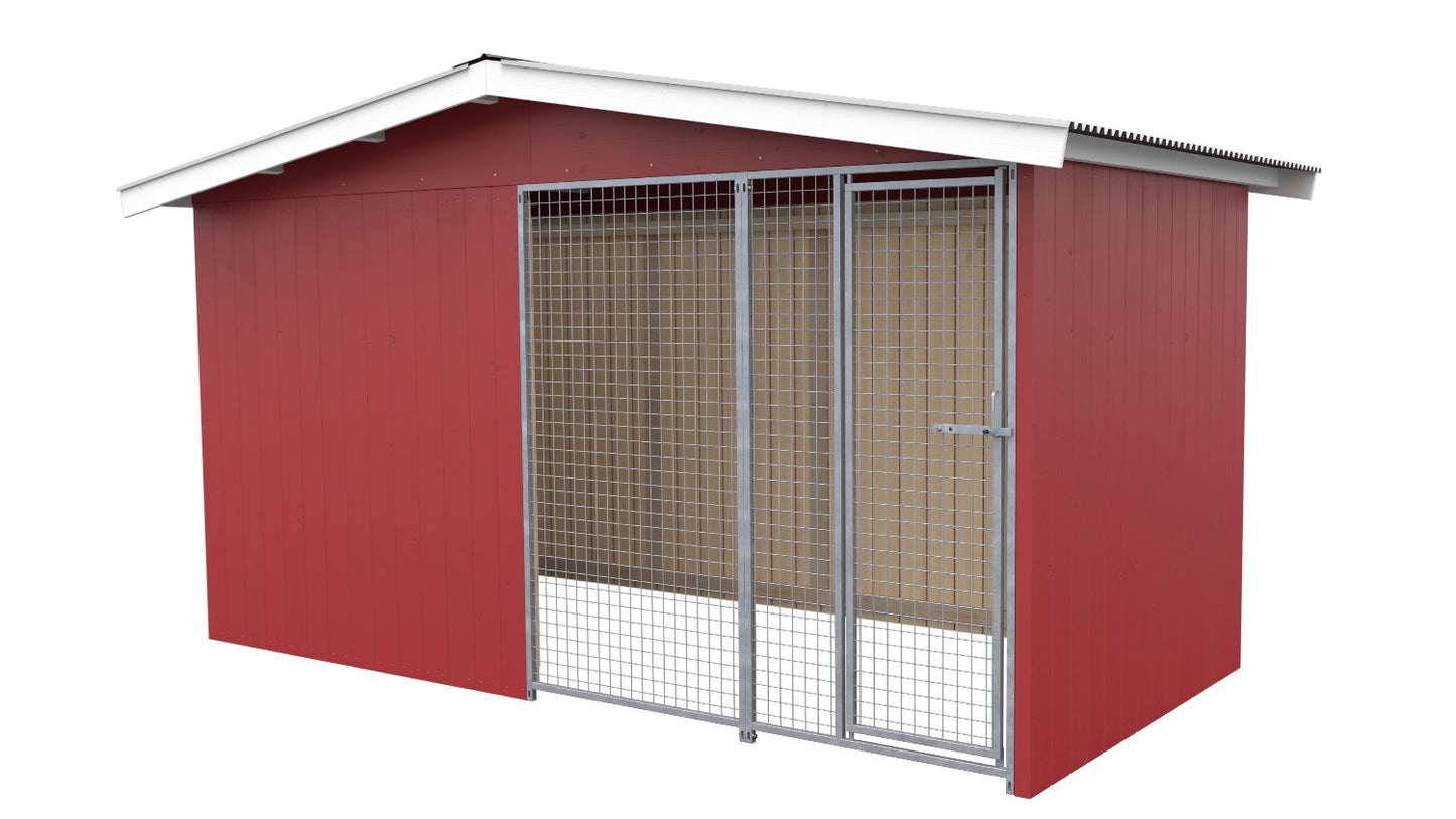 Villa Massivholz-Hundezwinger 2 x 4 m | SAUERLAND