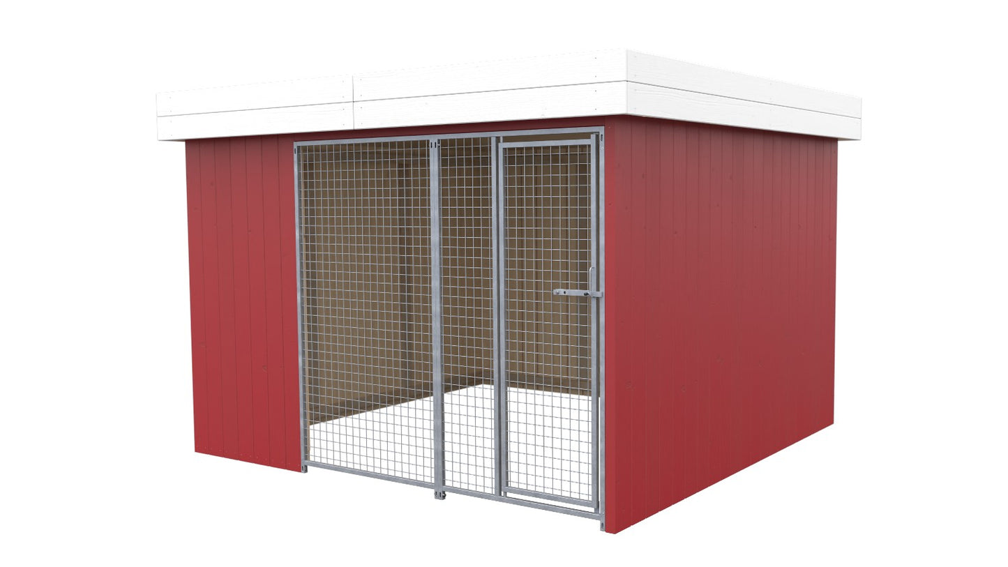 Villa Massivholz-Hundezwinger 3 x 3 m | SAUERLAND