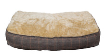 Hundekissen XL extra dick, Tweed-Optik, 100x70 cm