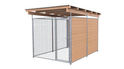 SAUERLAND Hundezwinger 3 x 2 m (Tiefbau) mit Dach