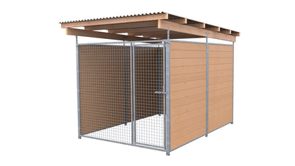 SAUERLAND Hundezwinger 3 x 2 m (Tiefbau) mit Dach
