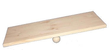 Welpen-Wippe, Activity Holz-Wippbrett für Hunde, naturbelassen