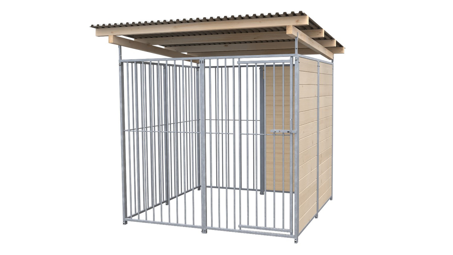 SAUERLAND Hundezwinger 2 x 2 m mit Dach