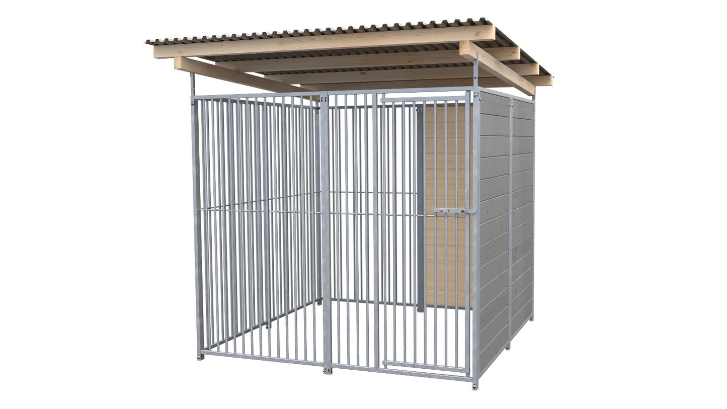 SAUERLAND Hundezwinger 2 x 2 m mit Dach