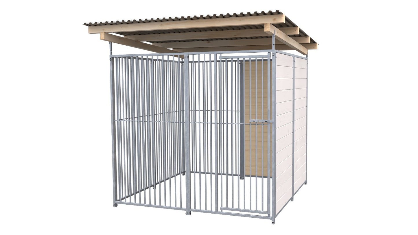 SAUERLAND Hundezwinger 2 x 2 m mit Dach