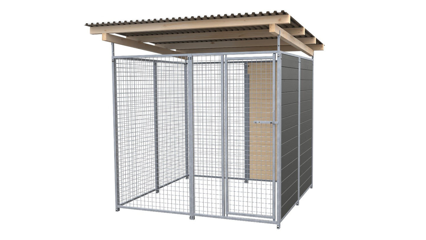 SAUERLAND Hundezwinger 2 x 2 m mit Dach