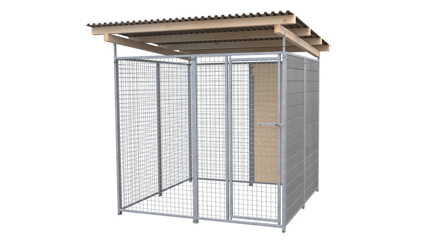SAUERLAND Hundezwinger 2 x 2 m mit Dach