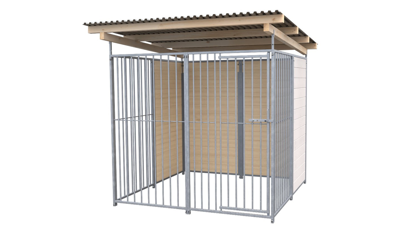 SAUERLAND Hundezwinger 2 x 2 m mit Dach