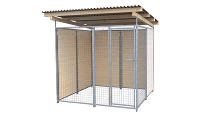 SAUERLAND Hundezwinger 2 x 2 m mit Dach