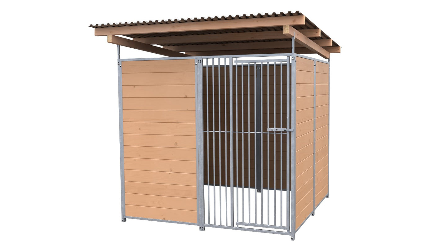 SAUERLAND Hundezwinger 2 x 2 m mit Dach