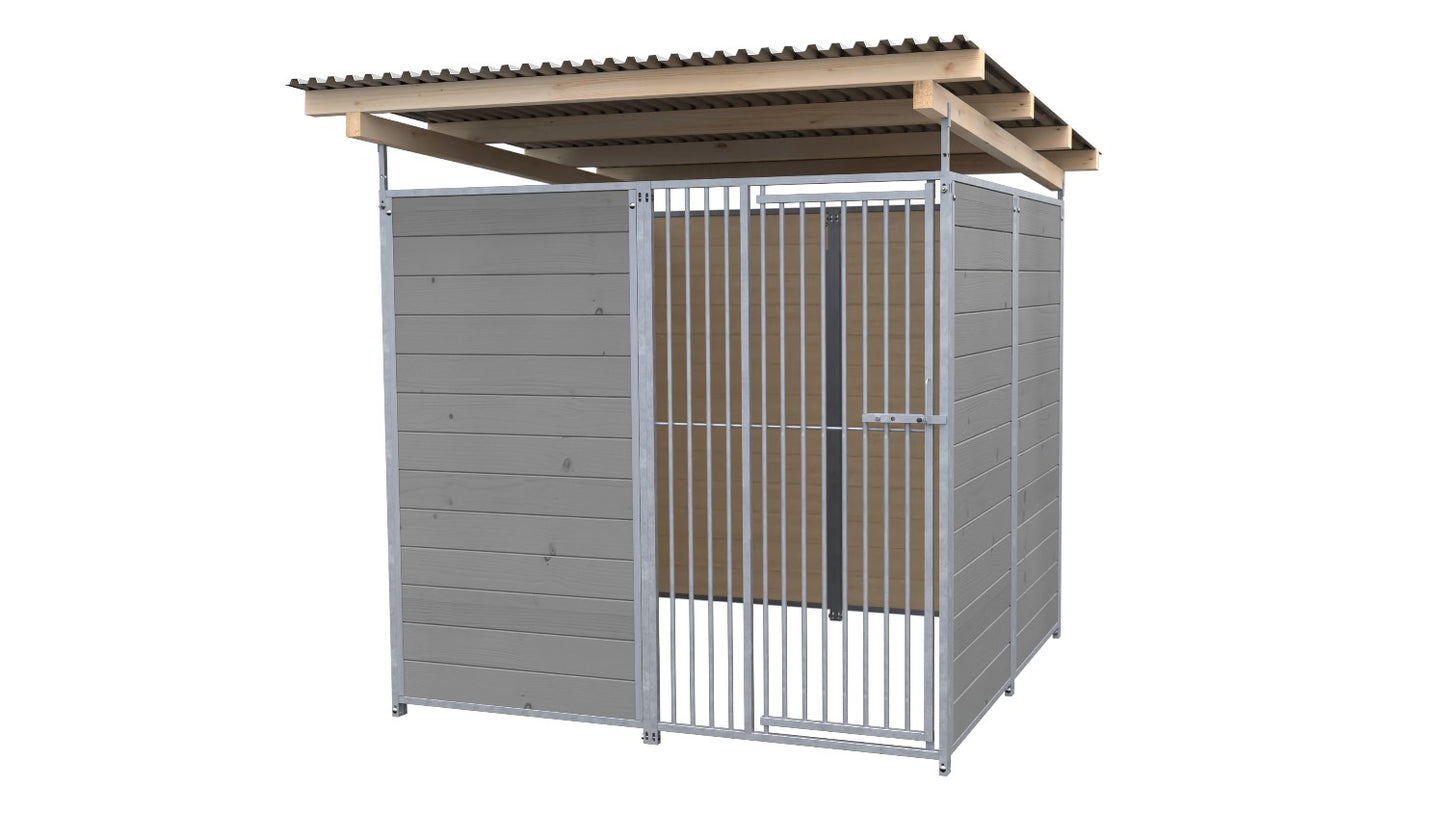 SAUERLAND Hundezwinger 2 x 2 m mit Dach