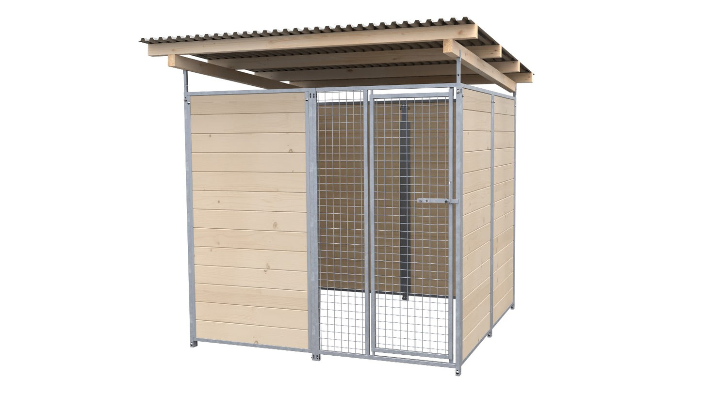 SAUERLAND Hundezwinger 2 x 2 m mit Dach