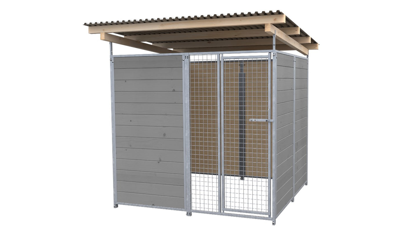 SAUERLAND Hundezwinger 2 x 2 m mit Dach