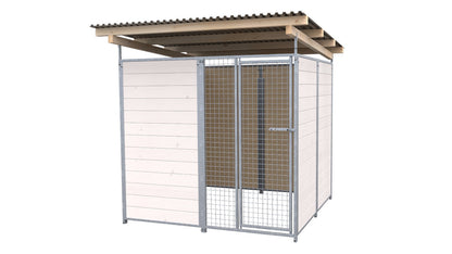 SAUERLAND Hundezwinger 2 x 2 m mit Dach