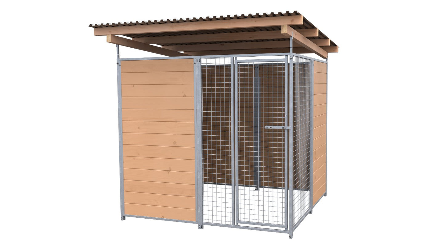 SAUERLAND Hundezwinger 2 x 2 m mit Dach