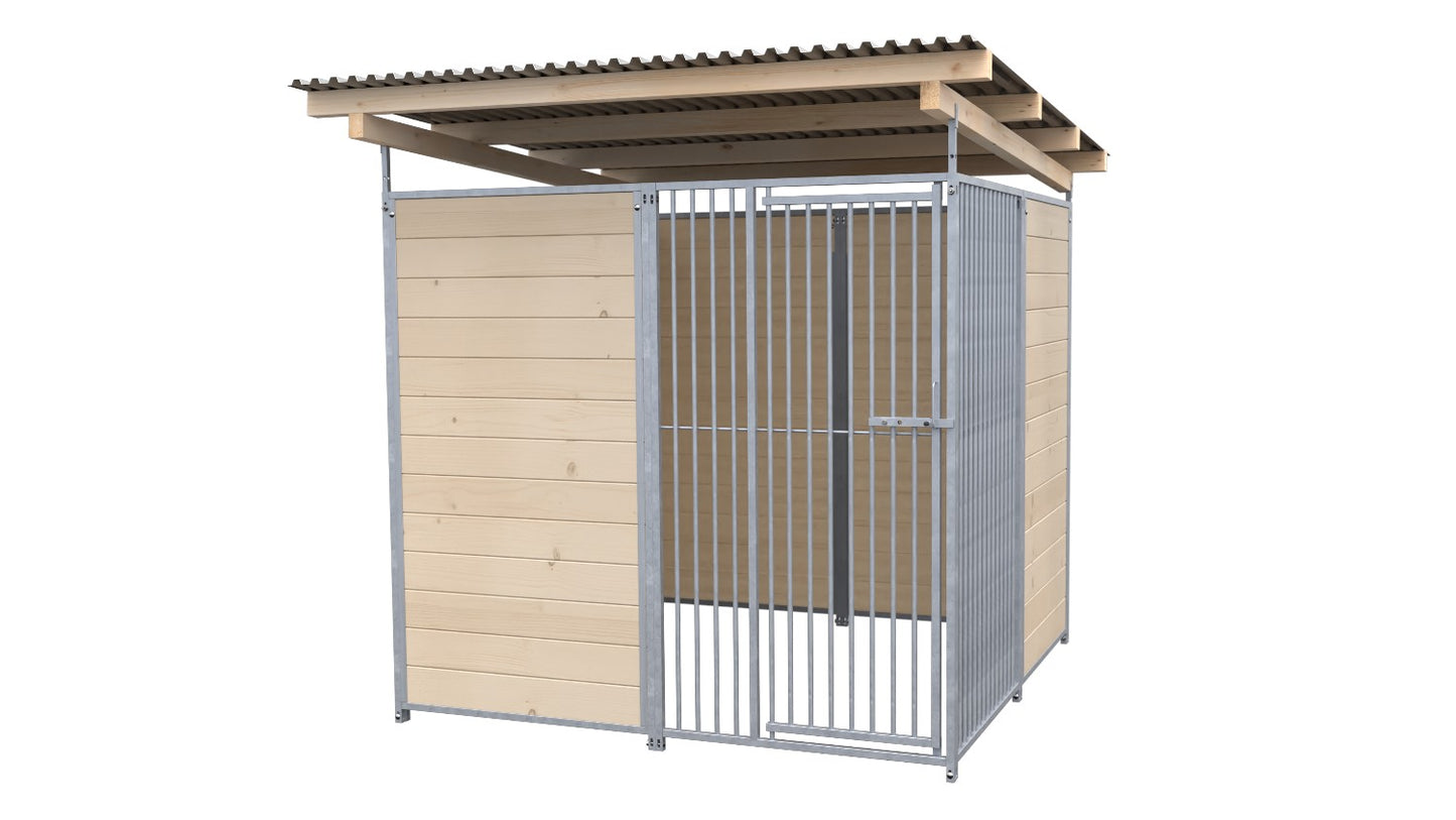 SAUERLAND Hundezwinger 2 x 2 m mit Dach
