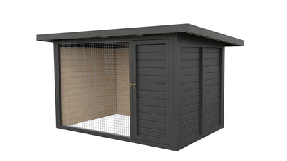 Winterberg-Luxus Holzzwinger mit Pultdach, imprägniert