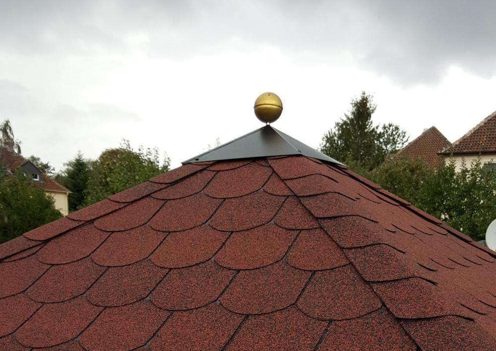 4-Eck Pavillonhaube auf Pavillon eines Kunden