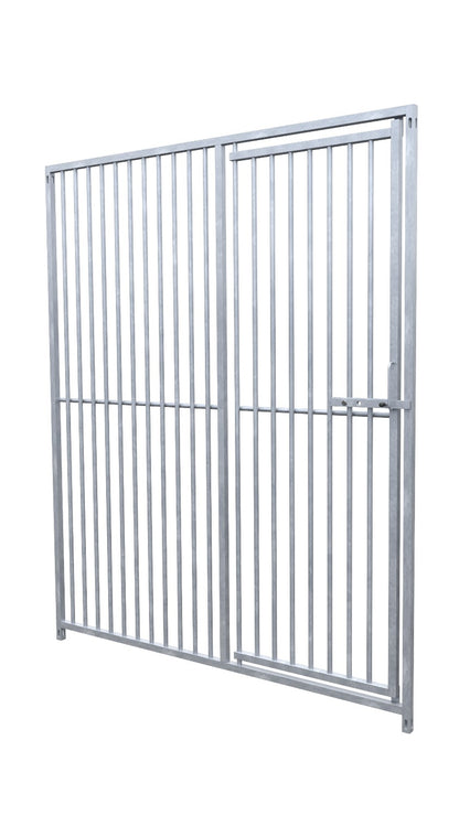 Preisstar Hundezwinger Rohrstab-Elemente mit Tür 5 cm Rohrabstand