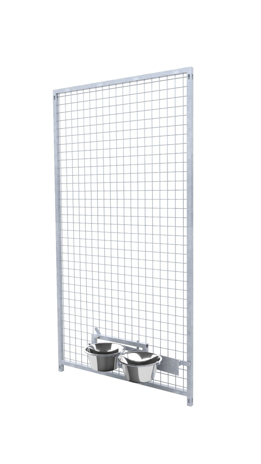 Hundezwinger Gitterelement 5x5 cm mit Futterset 1,84 x 1,0 m Preisstar