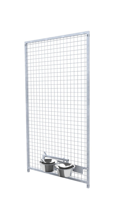 Hundezwinger Gitterelement 5x5 cm mit Futterset 1,84 x 1,0 m Preisstar