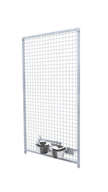 Hundezwinger Gitterelement 5x5 cm mit Futterset 1,84 x 1,0 m Preisstar