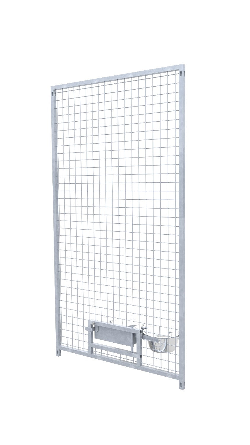 Hundezwinger Gitterelement 5x5 cm mit Futterset 1,84 x 1,0 m Preisstar