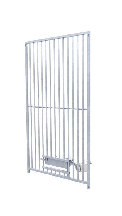 Hundezwinger Rohrstabelement 5 cm mit Futterset 1,84 x 1,0 m Preisstar