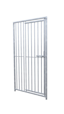Preisstar Hundezwinger Rohrstab-Elemente mit Tür 8 cm Rohrabstand