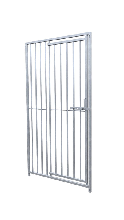 Preisstar Hundezwinger Rohrstab-Elemente mit Tür 8 cm Rohrabstand