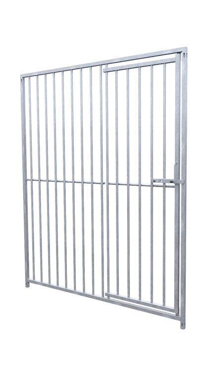 Preisstar Hundezwinger Rohrstab-Elemente mit Tür 8 cm Rohrabstand